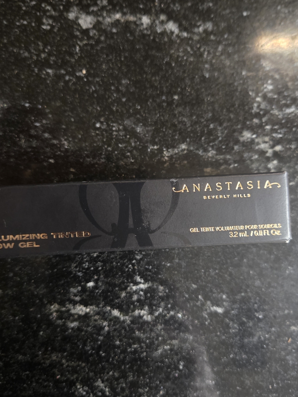 Anastasia Beverly Hills Volumizing Tinted Brow Gel Ebony NWT